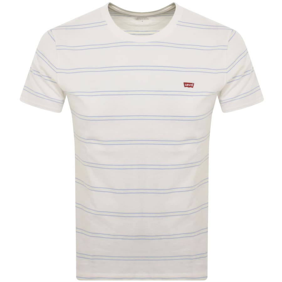 Levis Original Housemark Logo T Shirt Off White
